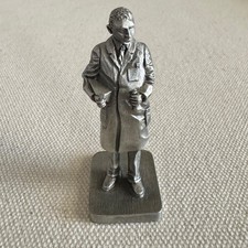 VINTAGE 1982 GEORGE WASHINGTON CARVER AMERICAN SCIENTIST PEWTER FIGURINE NHS 2.5