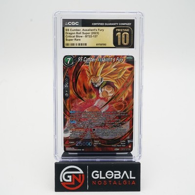 SS Cumber #BT22-127 Dragonball Super Critical Blow POP 13 CGC Pristine 10