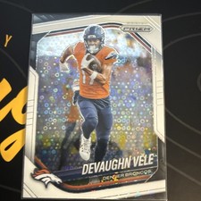 Panini Prizm Disco Prizm Devaughn Vele Denver Broncos #54 Football Trading Card