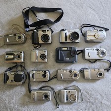 Digital Camera Lot Huge Bundle Of 14 Cameras FOR PARTS/REPAIR