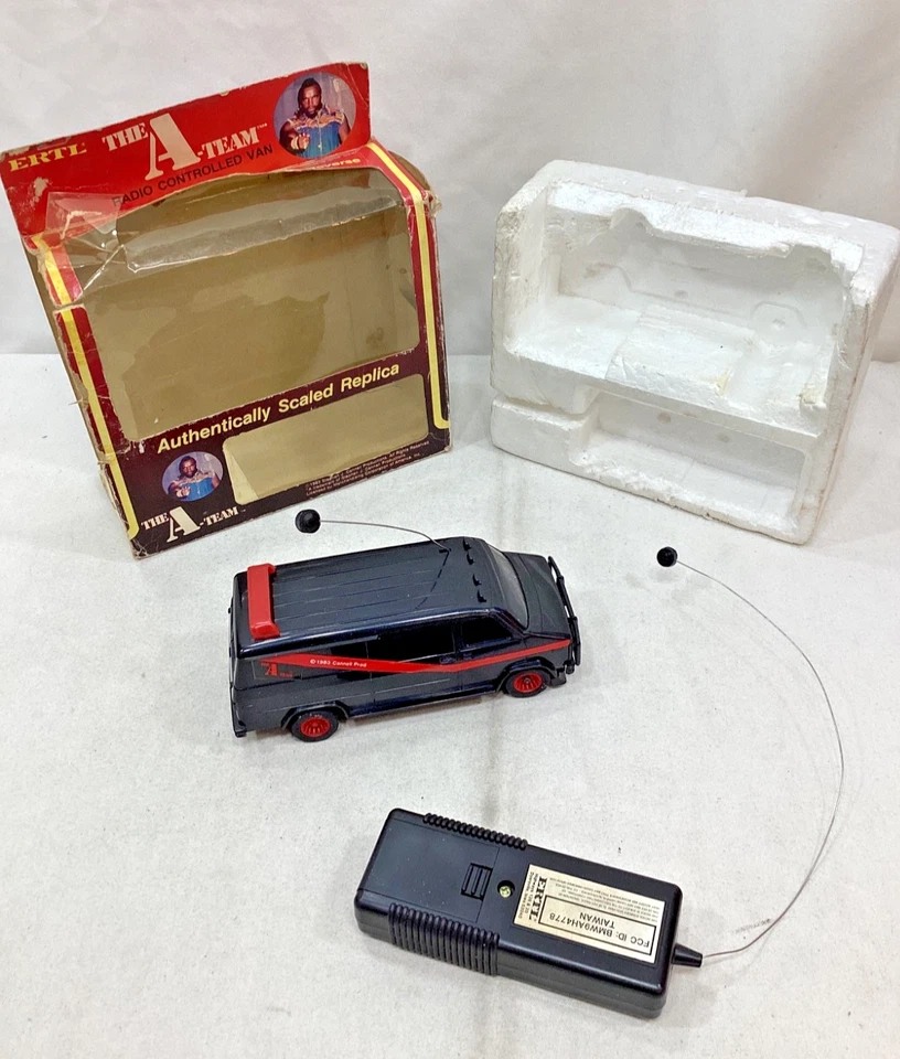 1983 ERTL Vintage A-Team Van GMC Radio Remote Control Boxed Complete FREESHIP - Image 2 of 4