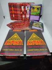 STARTER SET ILLUMINATI Card Game New World Order 100+ Cards UNSORTED 2 BOXES