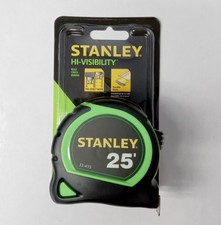 Stanley 25-ft x 1-in Hi-Vis Green Measuring T...