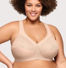 Glamorise MagicLift Front Close Racerback Bra...