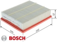 Bosch F026400234 Luftfilter Luftfiltereinsatz FüR Renault