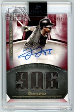 Frank Thomas 2021 Topps Luminaries Hit Kings Red Autograph Card #HK-FT 09/10