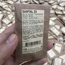 LE LABO Santal 33 Eau De Parfum Sample Travel Spray 1.5ml/.05oz - 100% Authentic