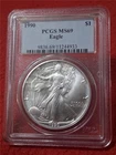 1990 $1 American Silver Eagle Dollar ASE PCGS MS69                     #MF-2711