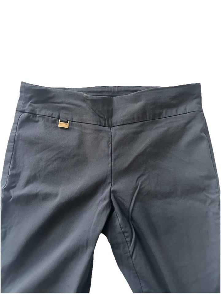 Calça Alfani tamanho 8S cinza carvão elástica - Imagem 3 de 4