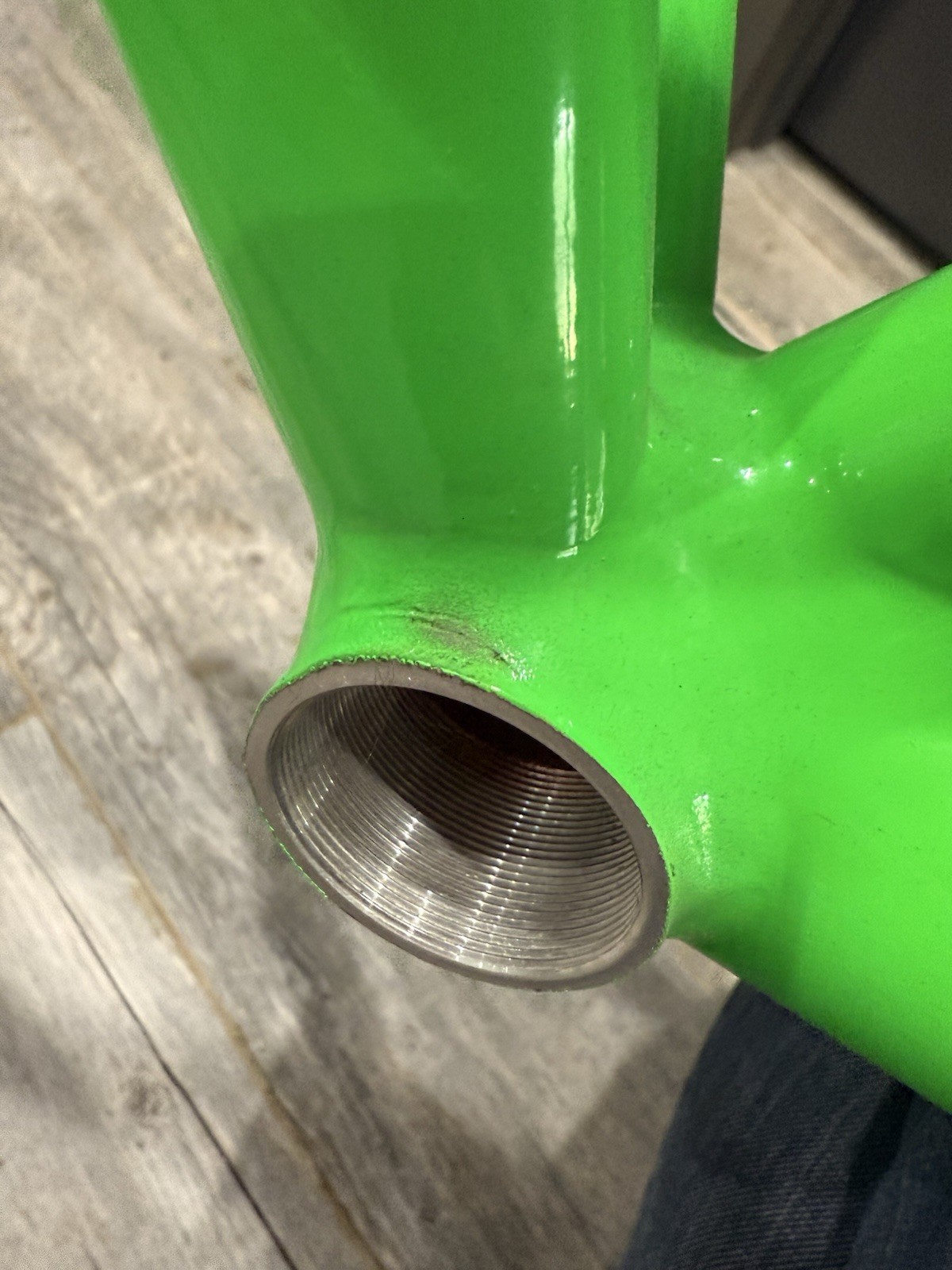 NOS CANNONDALE CAAD 5 FRAMESET 59CM POWDERCOATED NEON GREEN | eBay