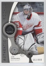2005-06 SP Game Used Edition Authentic Rookies 552/999 Jimmy Howard Jim #150 0f8