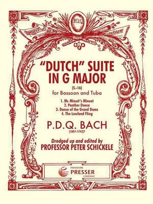 P.D.Q. Bach | Dutch Suite In G Major | For Bassoon and Tuba | Buch