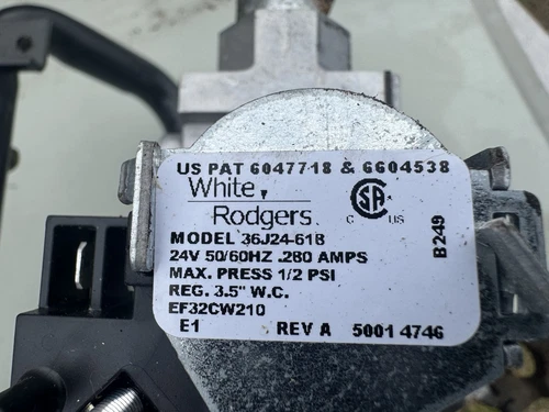 White Rodgers GEMINI 36j-24- 618 Gas Valve