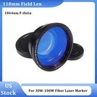 110*110mm F-theta Scan Lens Field Lens For 1064nm Fiber Laser Marking Machine