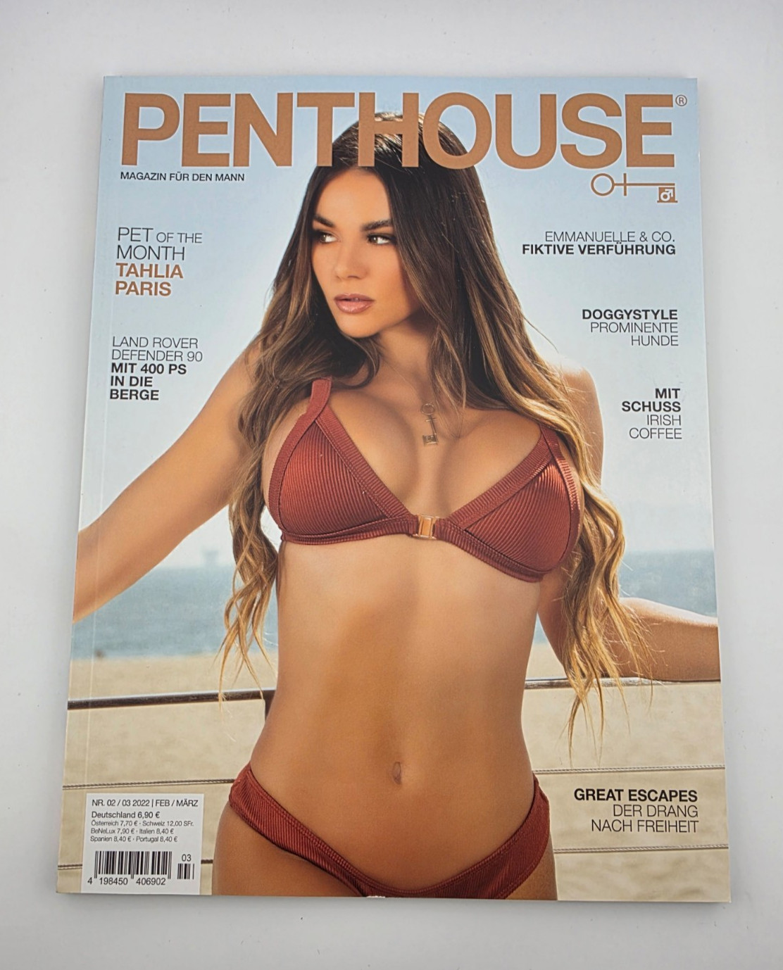 Penthouse Magazin 02 03 2022 deutsch Tahlia Paris