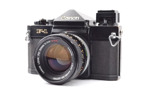【Near Mint】Canon F-1 35mm SLR + CANON FD 50mm f/1.4 S.S.C Lens From Japan #2248