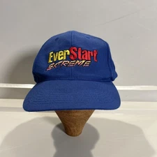 Y2K EverStart Extreme Batteries SnapBack Adjustable Hat(Cap) Blue Embroidered