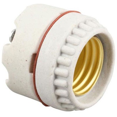 LGT 8001213 Porcelain Base Socket 1.95'' x 1.8'' x 1.7'' Durable Connection