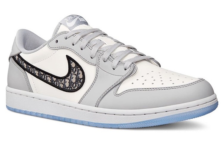 Size 9.5 - Dior x Air Jordan 1 Low Gray for sale online | eBay