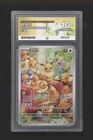 Eevee Twilight Masquerade Illustration 188/167 Graded Ace 10