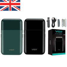 Men's Electric Shaver Cordless Foil Beard Razor Trimmer Travel Rechargeable UK