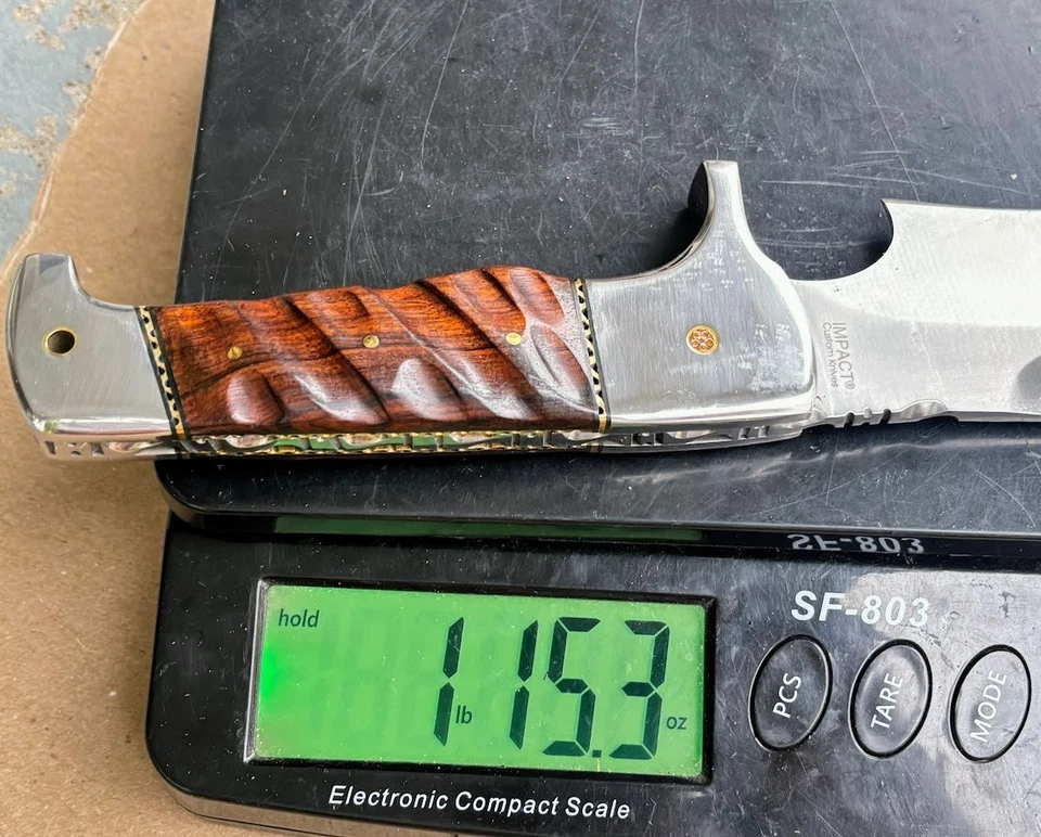 Impact Cutlery Custom Made Sasquatch 18" Bowie Knife UNUSED DaggerRARE Knives - Image 4 of 4