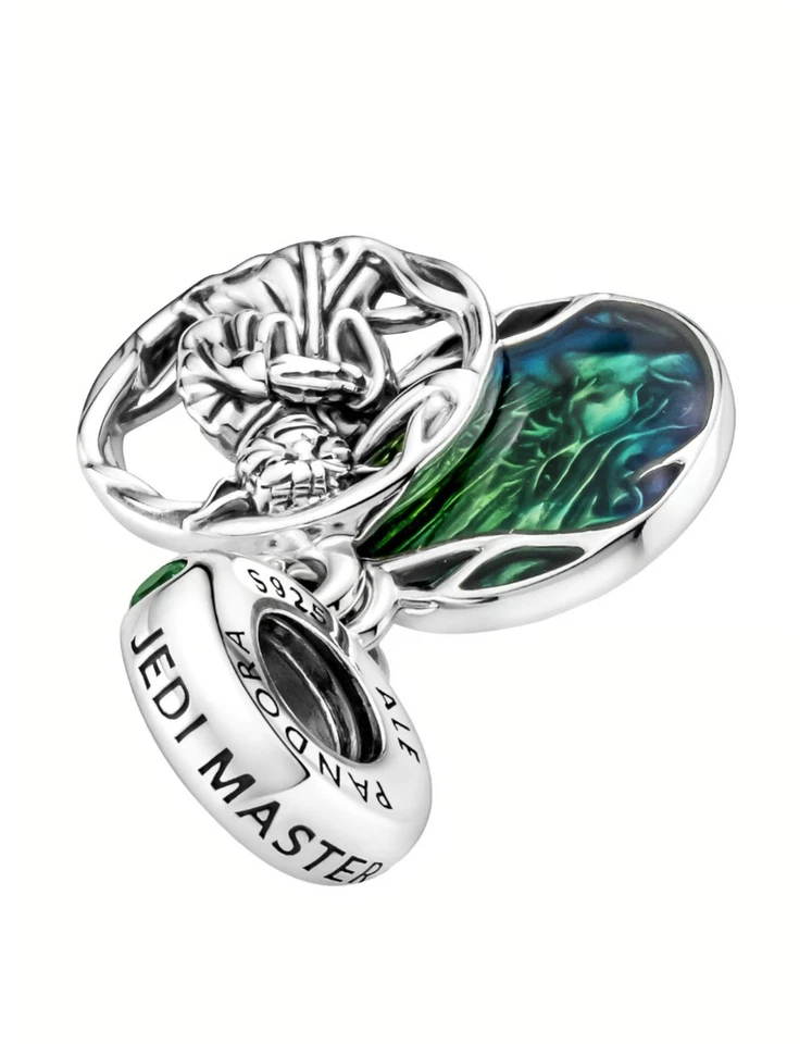 Pandora x Star Wars Meister Yoda Charm Anhänger 925 Sterling Silber ( 799501C01 - Bild 4 von 4