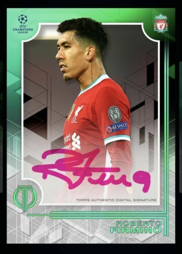 Topps UEFA Champions League Roberto Firmino Curated Set Box 'O Jogo Bonito