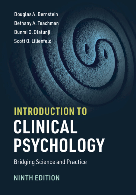 Introduction to Clinical Psychology Bernstein Teachman Olatunji Lilienfeld 9e