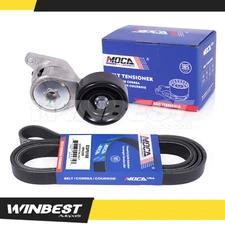 Complete Serpentine Belt Drive Component Kit 90K-38266 for Isuzu Honda Passport