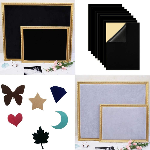 10PCS Self Adhesive Felt, DIY Self Adhesive Fabric for Art & Crafts, Peel and St - Picture 4 of 12