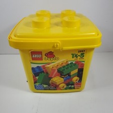 Vintage LEGO #2997 Preschool Building Bucket 1999- Missing 5 Pieces