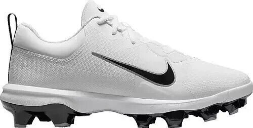 Nike Force Trout 9 MCS Baseball Cleats FZ0915-102 White Black Silver Men's 13 - Picture 1 of 5