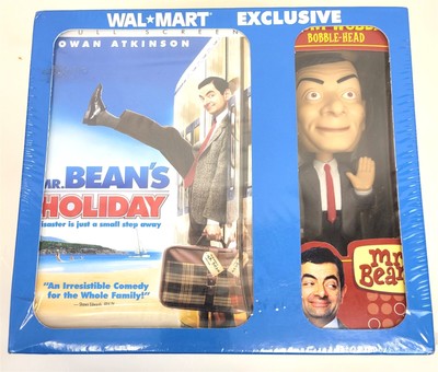 Universal Studios Walmart Exclusive Mr Bean's Holiday DVD and Bobblehead ~ C57