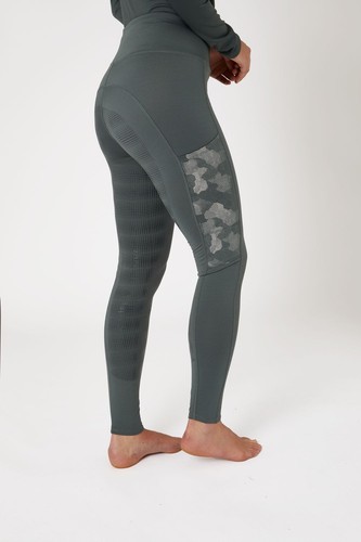 Damen Reflektierende Reitleggings Reithose mit Vollbesatz Gr. 34-44 - Picture 4 of 15
