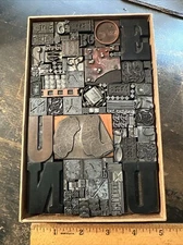 Print Blocks “ Lead Ornamental Borders Dingbats ” Gorgeous Variety!! #79