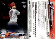2018 Topps Chrome Rookie Autographs #RABV Breyvic Valera Auto - NM-MT