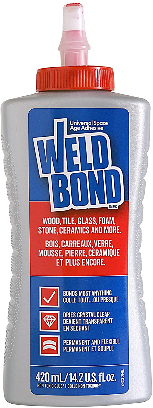 Weldbond Multi-Surface Adhesive Glue, Bonds Most Anything. Use as Wood...