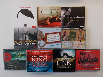 10x Hörbuch Sammlung -Herbst und Winter v S. King / Die Betrogene v Ch. Link usw