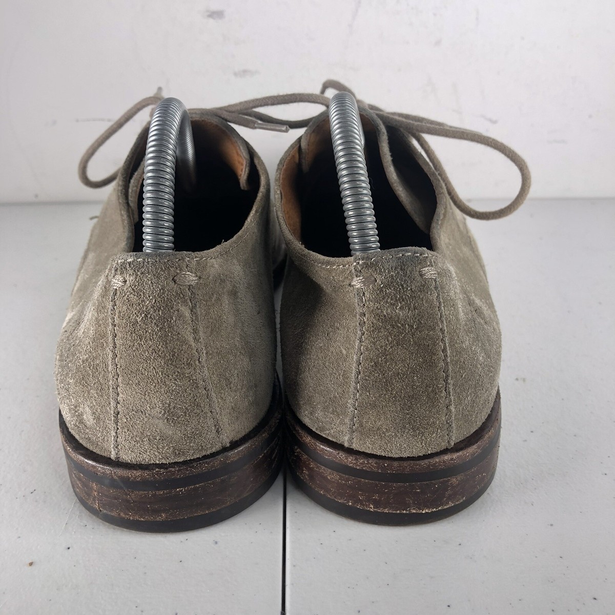 Men\'s FRYE Gray Suede Lace-Up Shoes SZ 9.5 Frye Gray Men main image 2