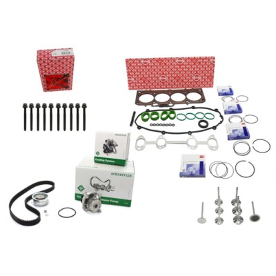 RepKit ZK Dichtungsatz+Ventile+Ringe STD+ ZR für VW 1.6 Elring 804.870 376.131 N