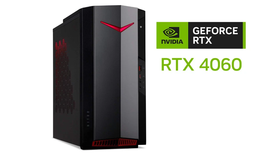 Acer Nitro 50 Desktop 16GB 1TB NVIDIA GeForce RTX 4060 - Refurbished
