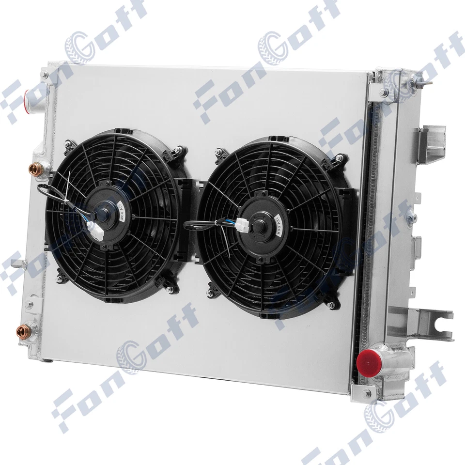 6.7L Diesel 3 Row Radiator Shroud Fan For 2013-2018 Ram 2500 3500 4500 Foto 3 de 4