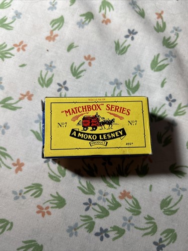 VTG Matchbox Series A Moko Lesney No 7 Milk Truck w/ Horse in Box - Picture 2 of 5