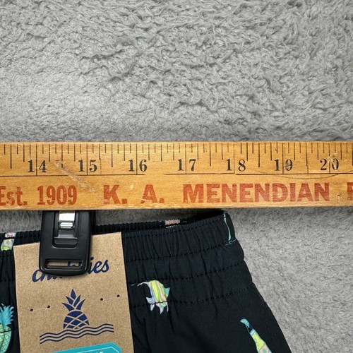 Chubbies The Beach Essentials Mens Swim Trunks 2XL Black Lined Board Shorts NEW - Picture 7 of 9