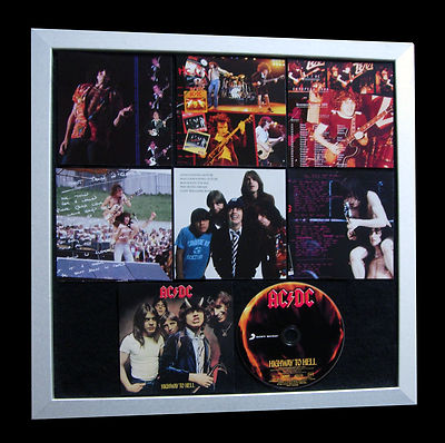 AC/DC+Highway To Hell+LTD+GALLERY QUALITY+FRAMED+EXPRESS GLOBAL SHIP+Not Signed