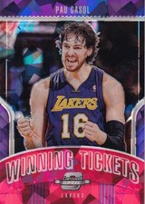 🏀 18-19 CONTENDERS OPTIC WINNING TICKETS RED CRACKED ICE - PAU GASOL #7 LAKERS