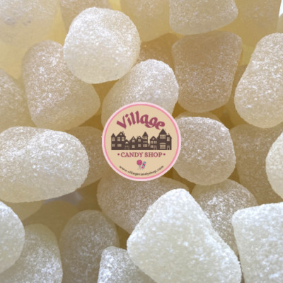 White Peppermint Spice Drops - 7 oz. - Gumdrops Jelly Candy