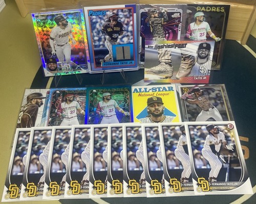 Fernando Tatis Jr. 24-Card Lot (Topps Game Used Patch + Logofractor) SD Padres