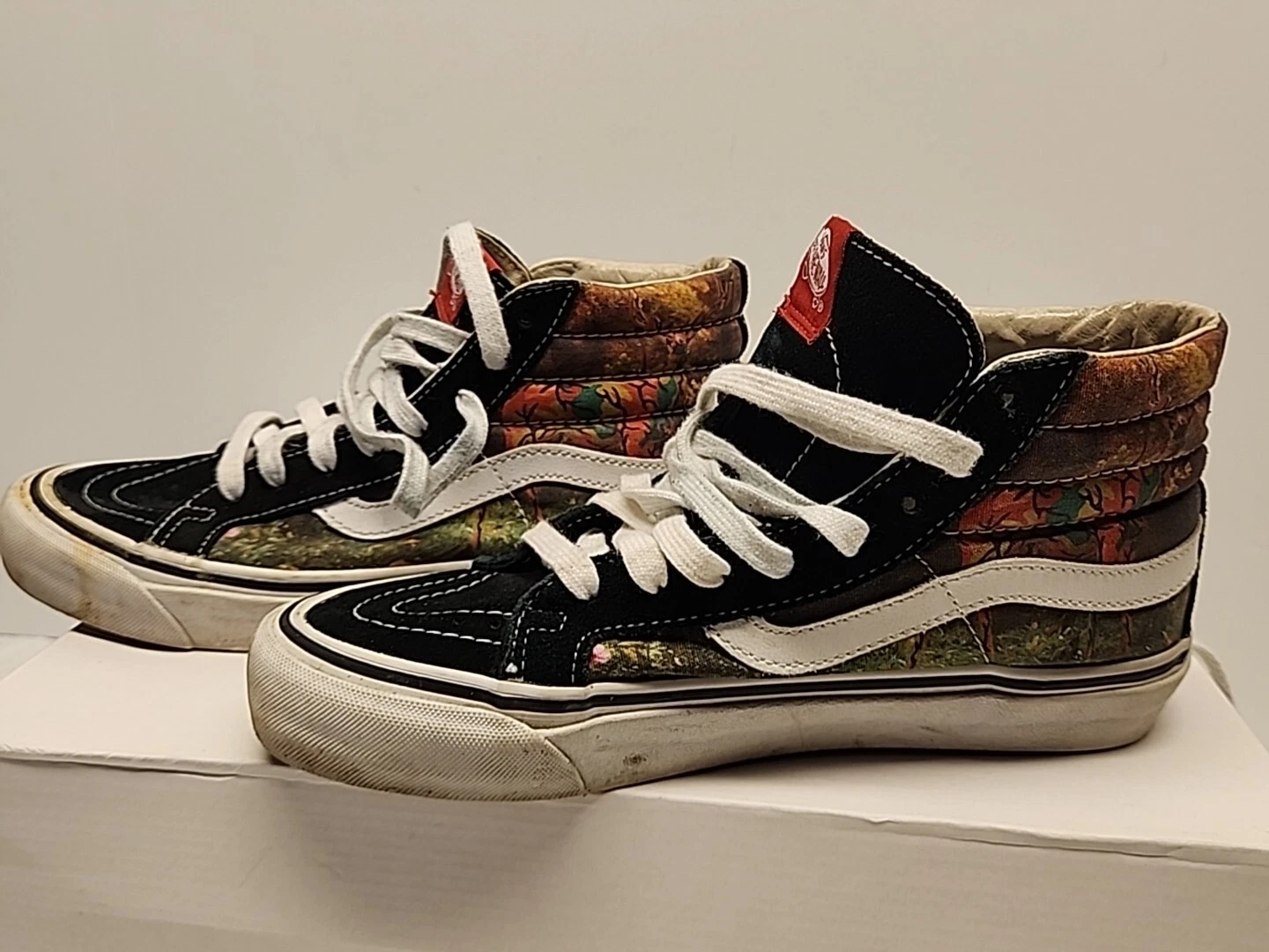 VANS X UBIQ X Ron English Sk8 Hi LX « CAMO DEER » HOMME 6,5 femmes 8 patins 